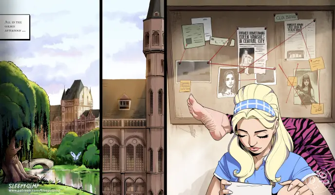 Nancy Templeton - Through the Looking Glass porno comics