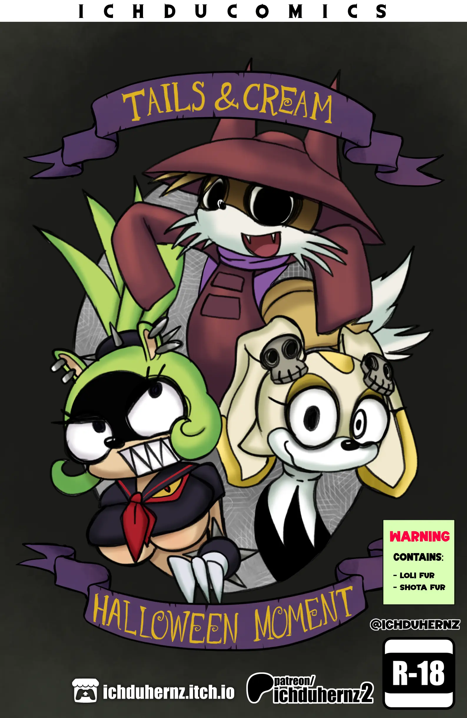 Tails and Cream Halloween Moment