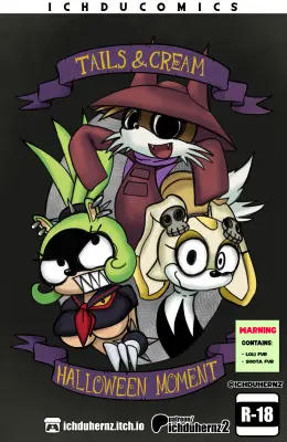 Tails and Cream Halloween Moment porno comics