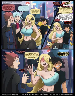Kanto's New Champion porno comics