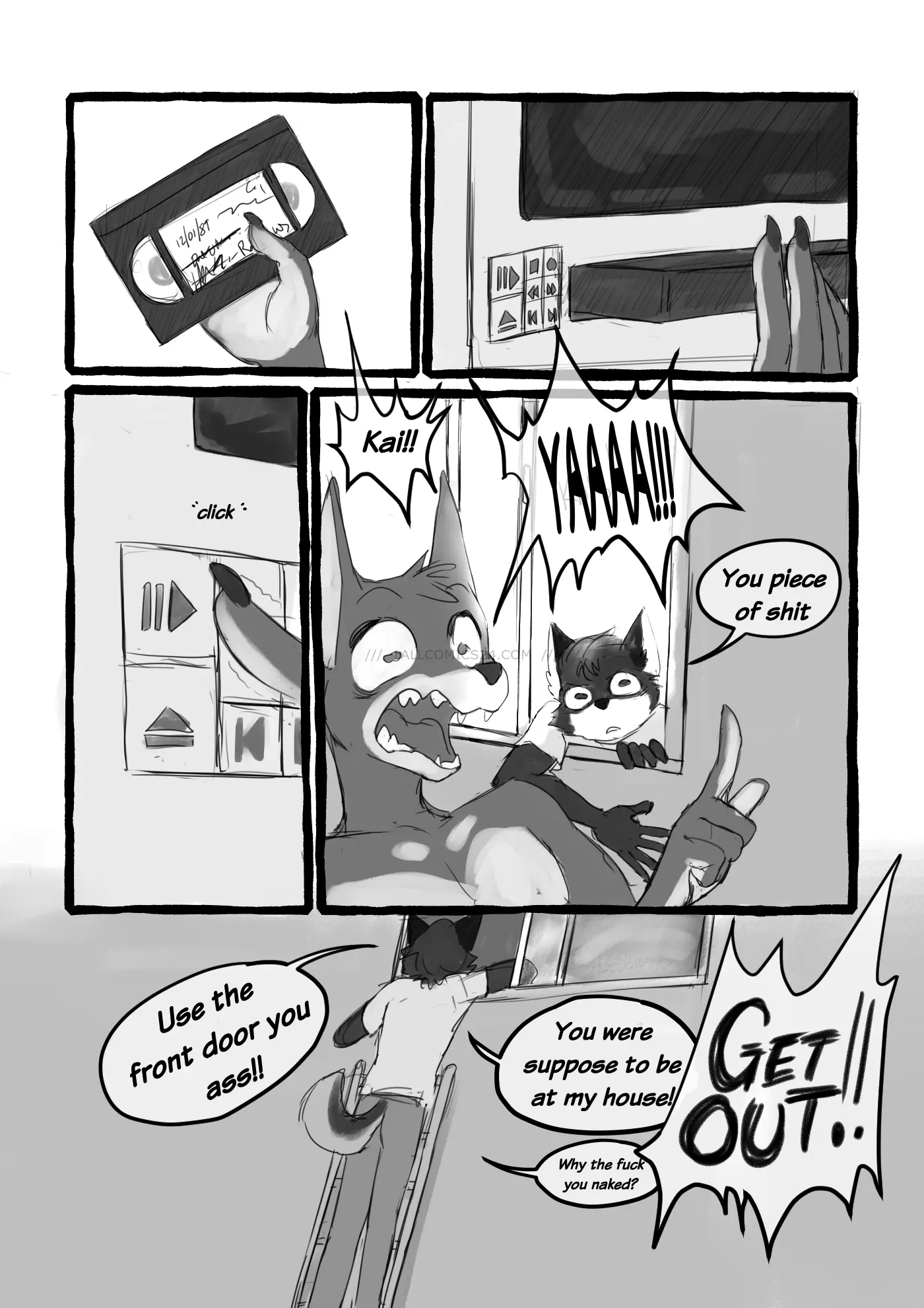 Watch porn comics Dobermom 2 uncensored for free