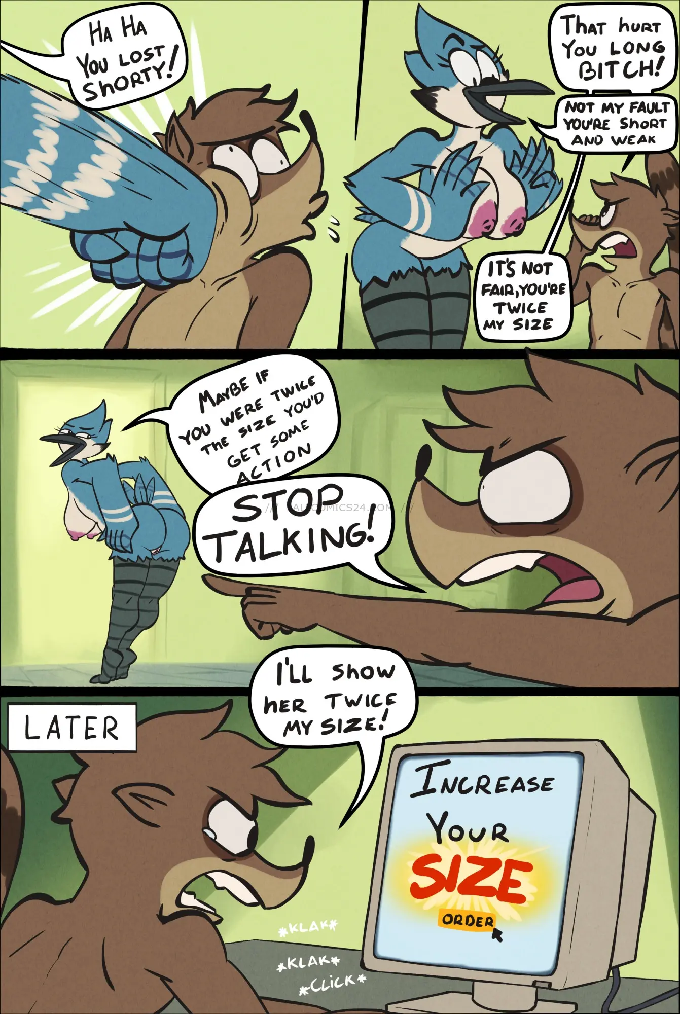 Watch porn comics A regular show comic uncensored for free