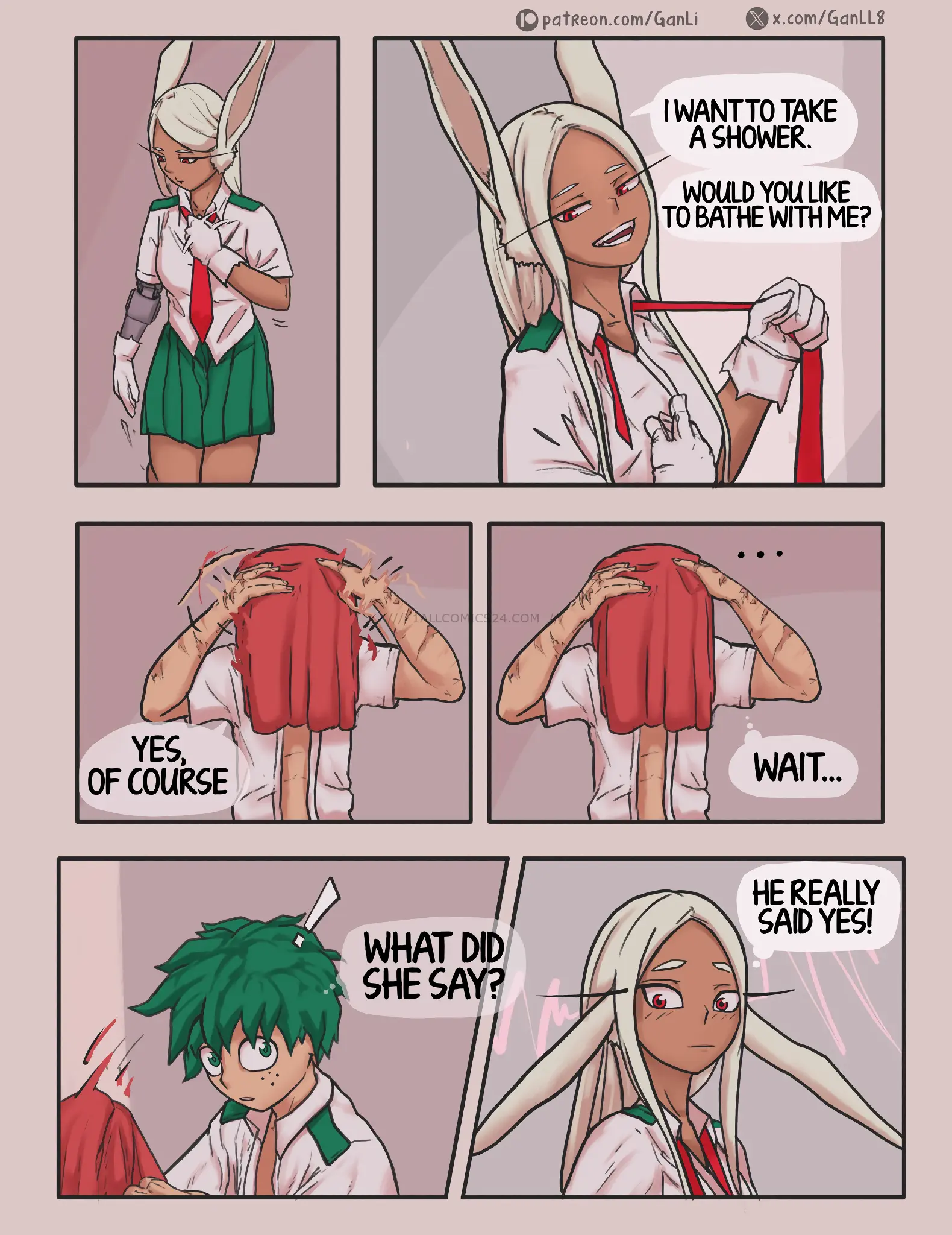 Watch porn comics Mirko X Deku uncensored for free