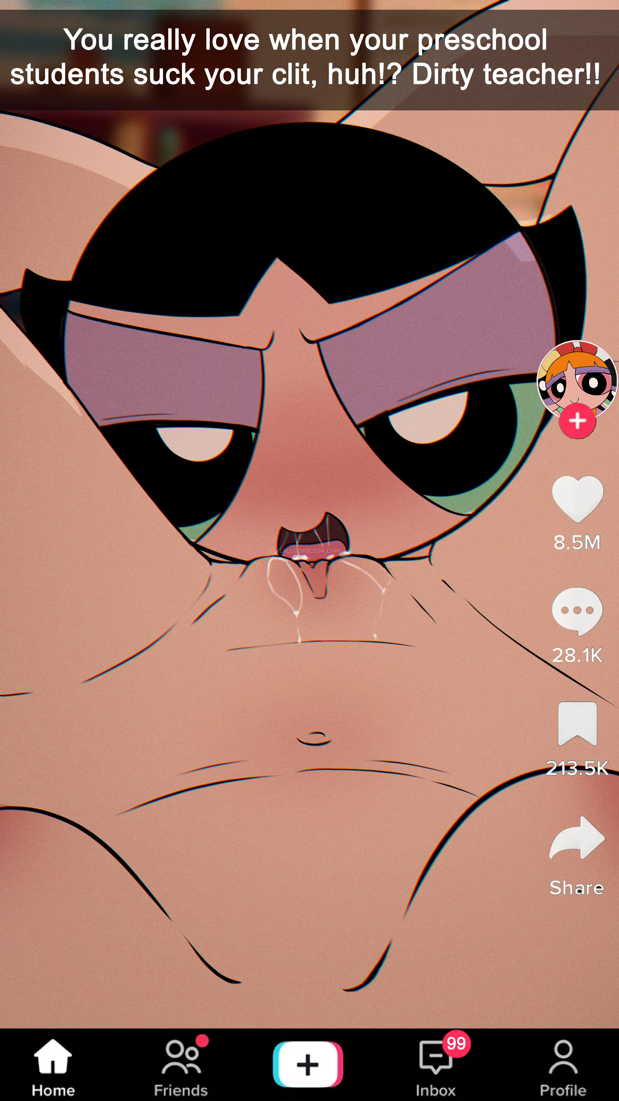 Watch porn comics Powerpuff Girls and Ms. Keane uncensored for free