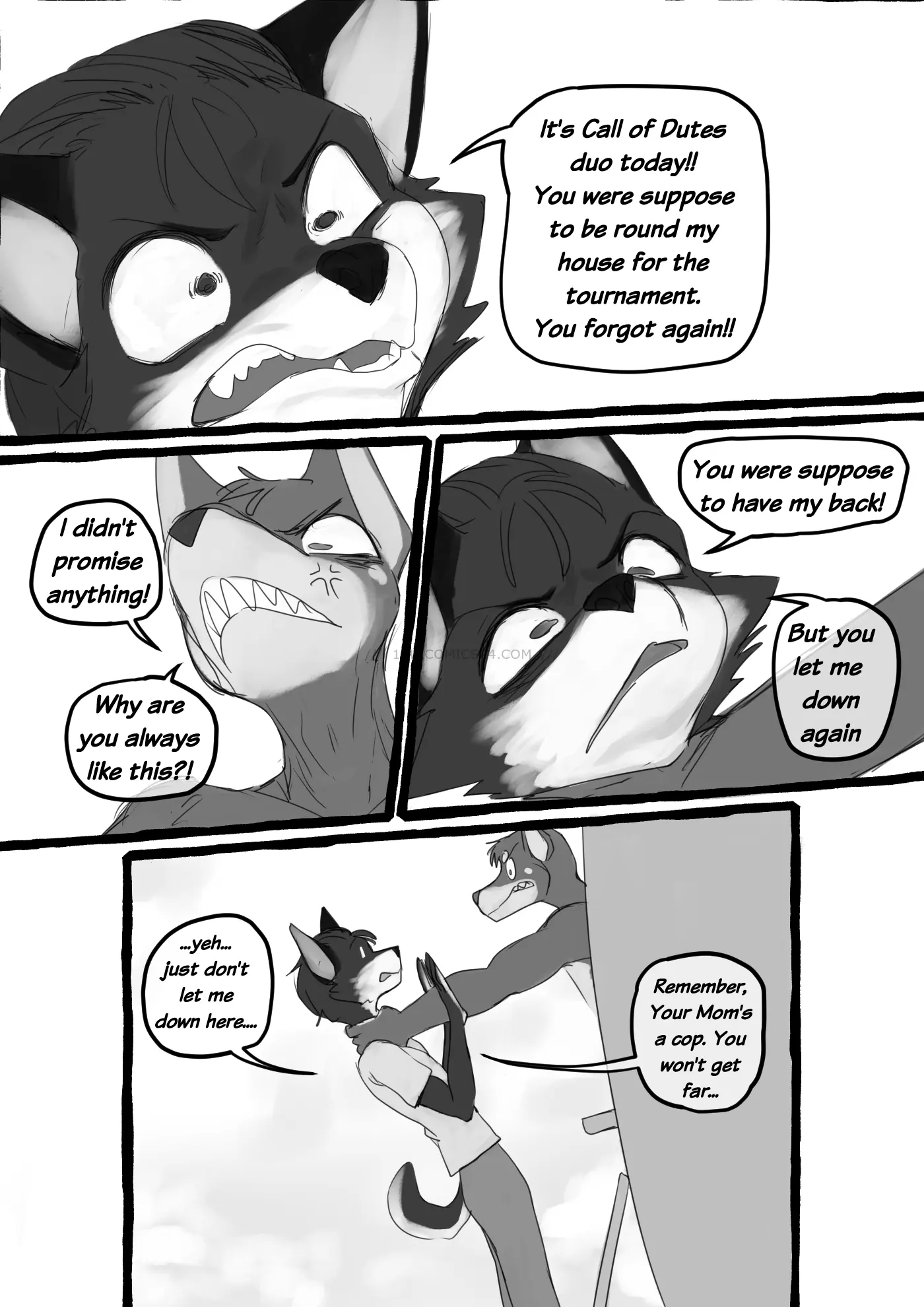 Watch porn comics Dobermom 2 uncensored for free