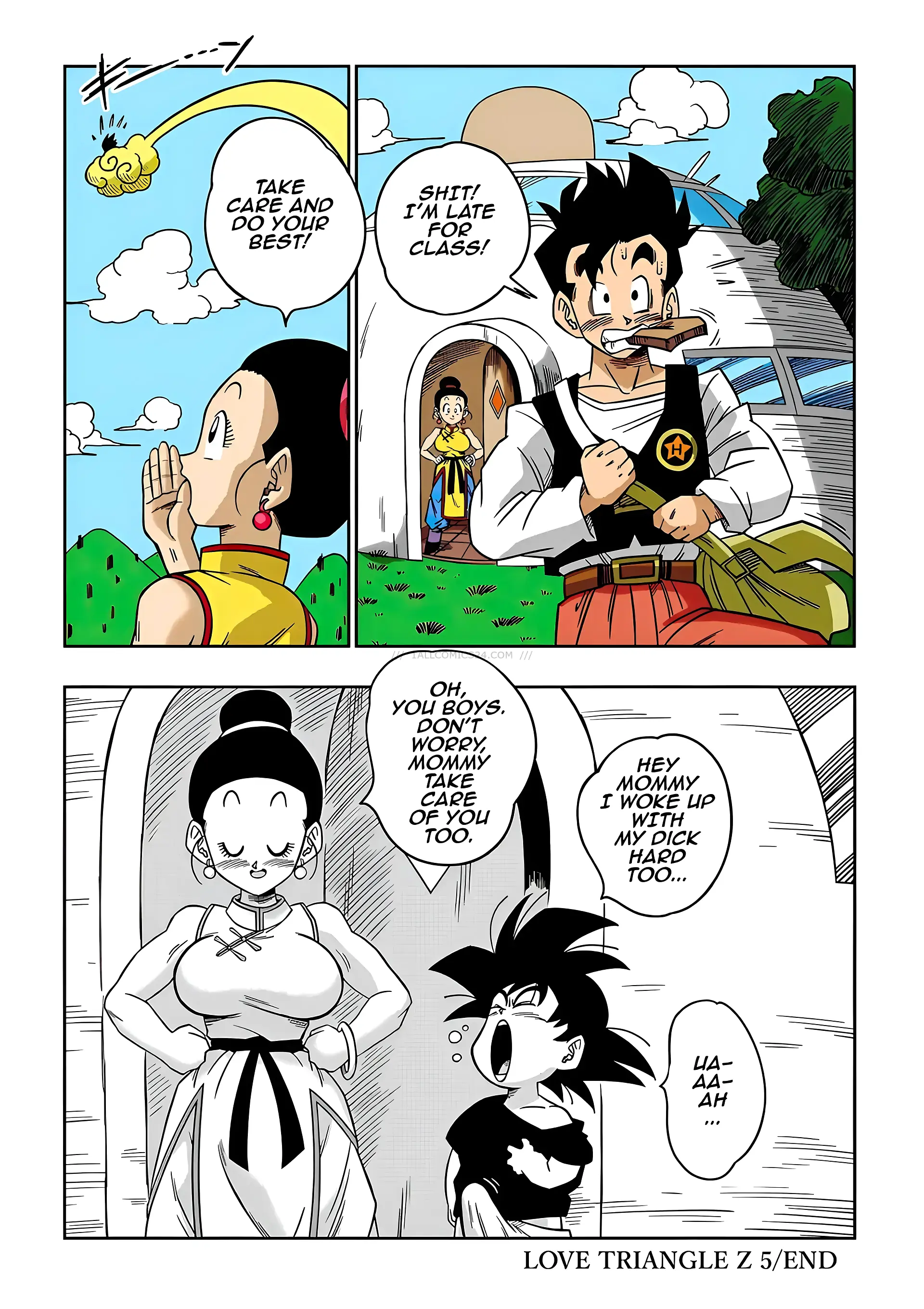 Watch porn comics LOVE TRIANGLE Z 5 uncensored for free