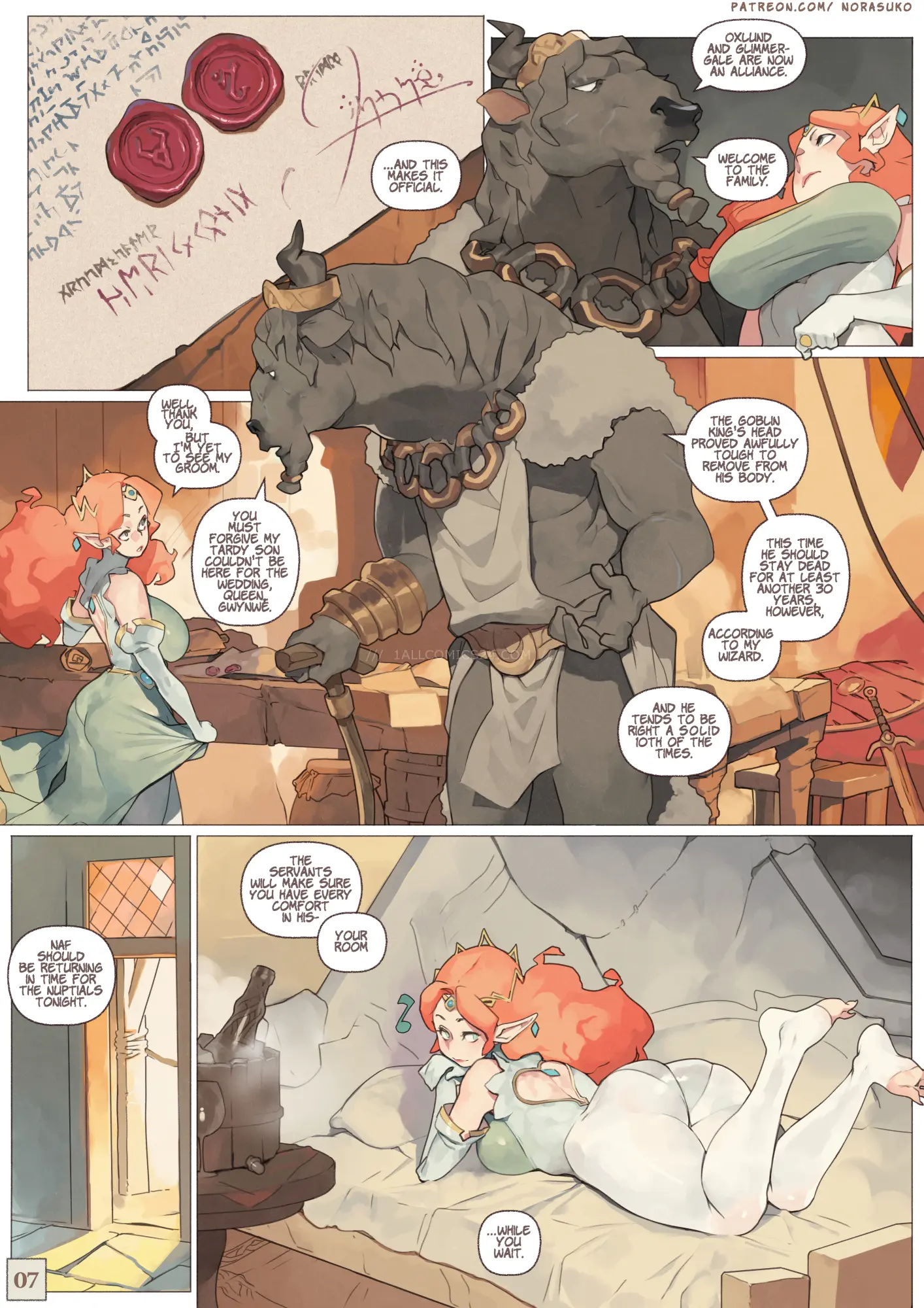 Watch porn comics The Consort uncensored for free