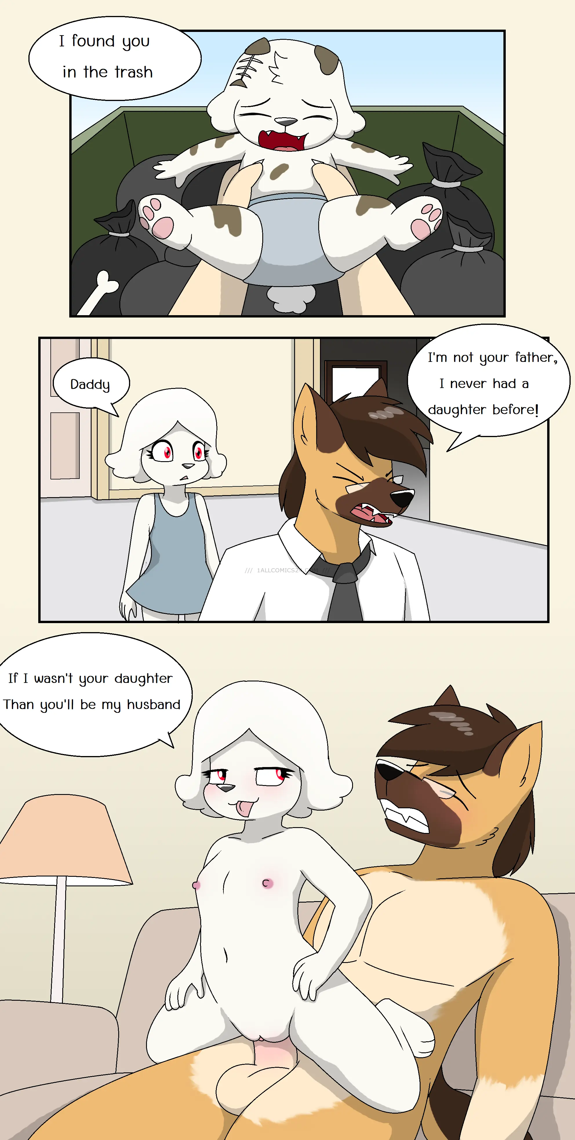 Watch porn comics Daddy Become Husband uncensored for free