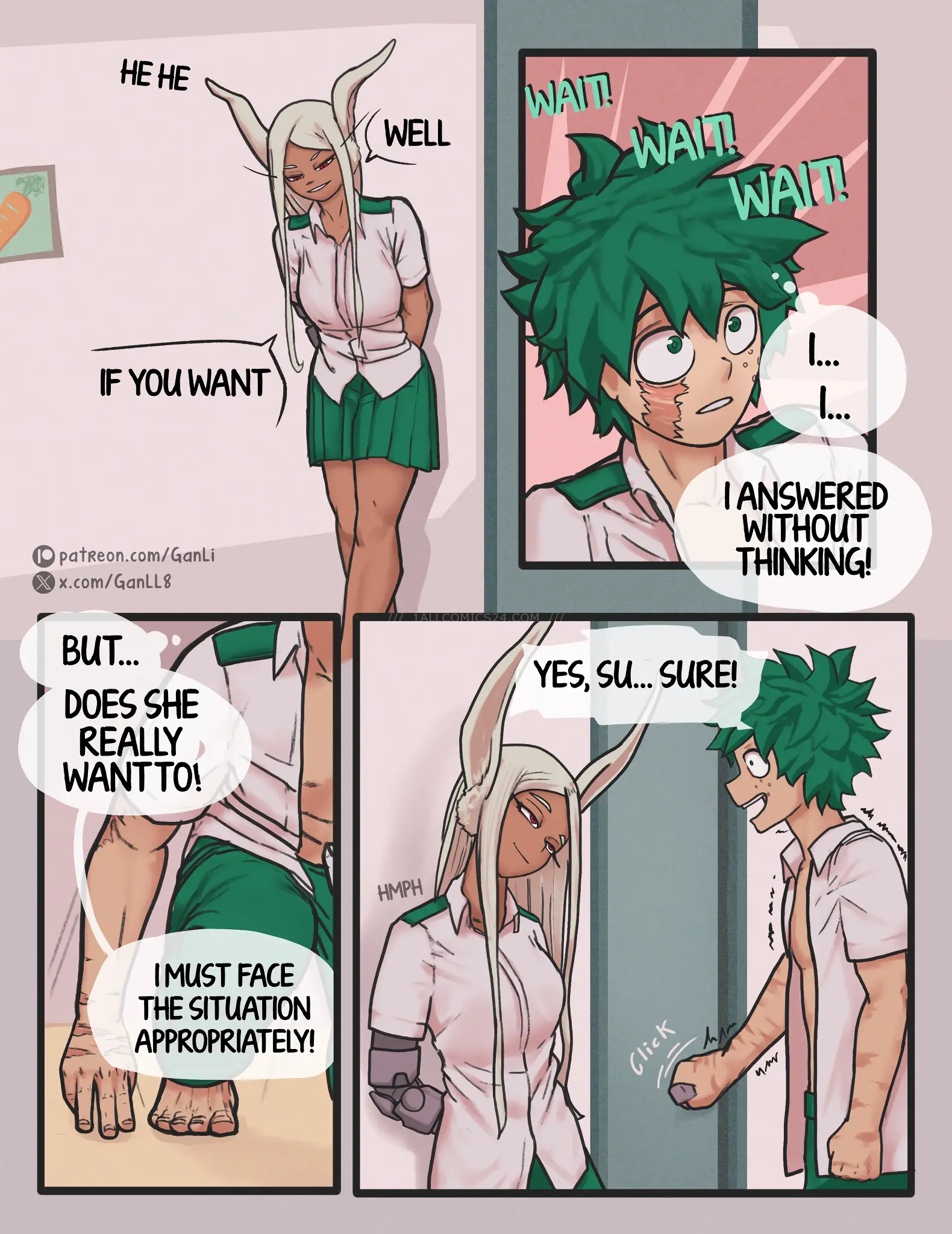 Watch porn comics Mirko X Deku uncensored for free