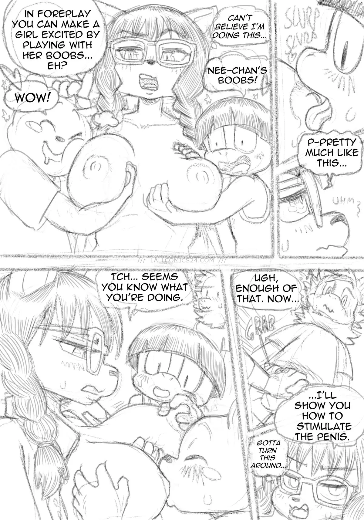 Watch porn comics A+ Education uncensored for free