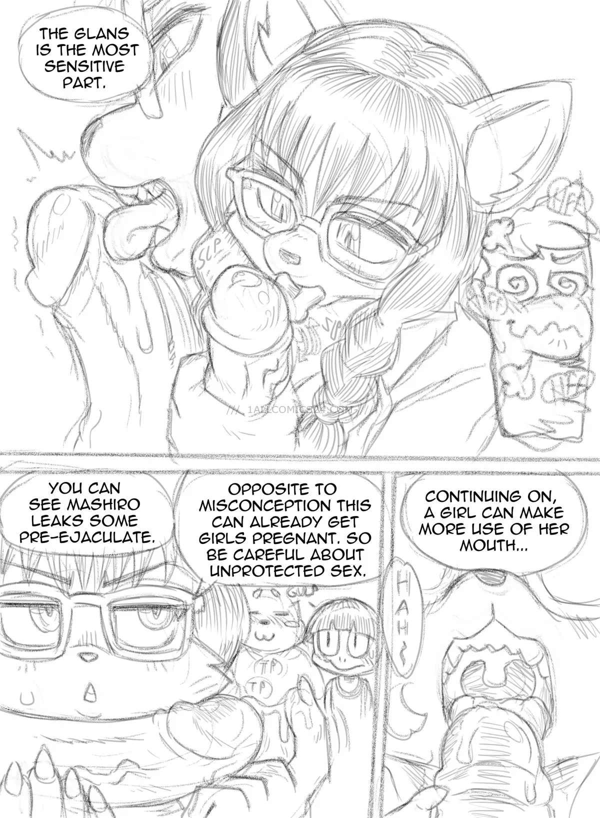 Watch porn comics A+ Education uncensored for free