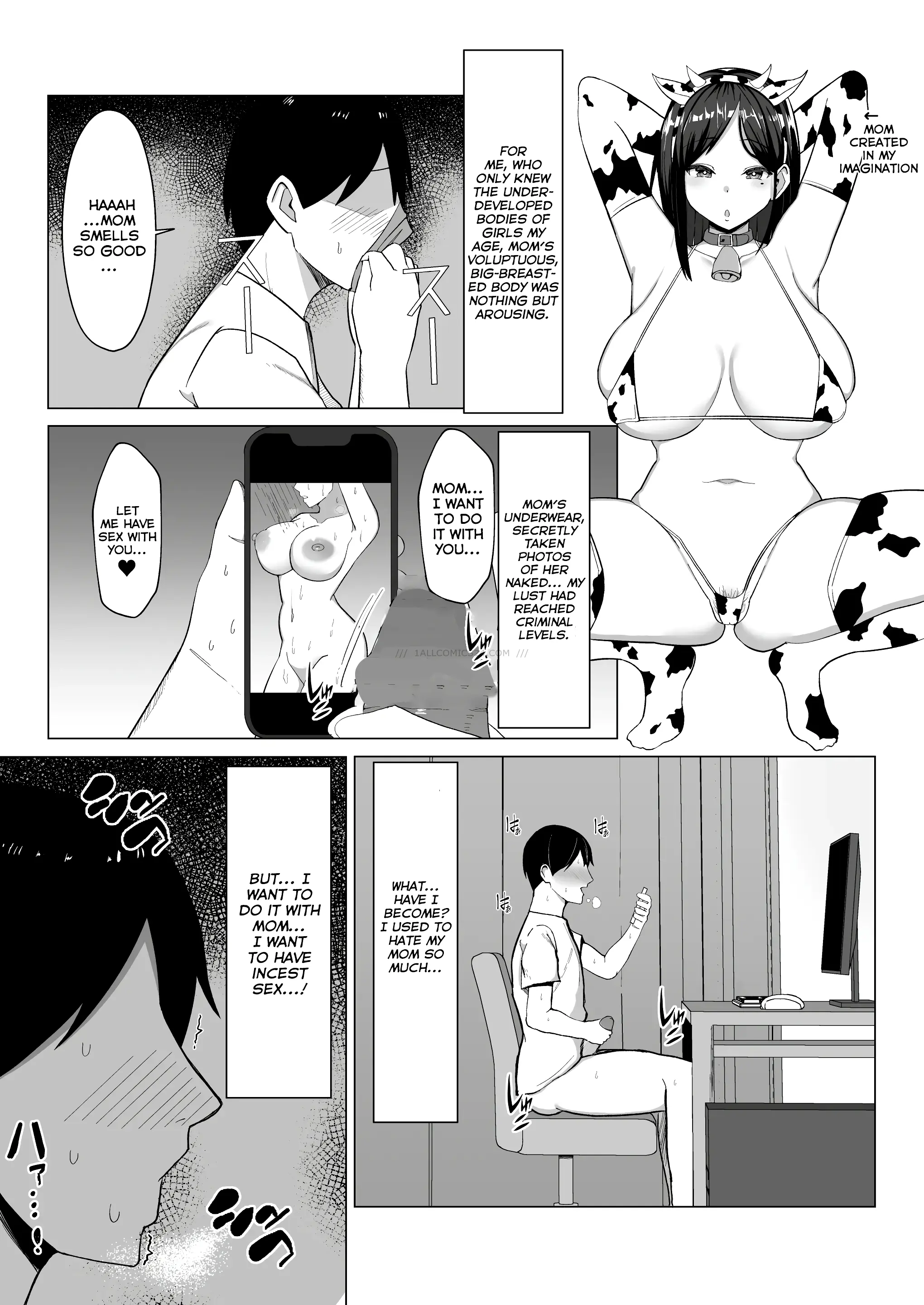 Watch porn comics A Room I Can't Leave Without Having Incestuous Sex With My Mom uncensored for free
