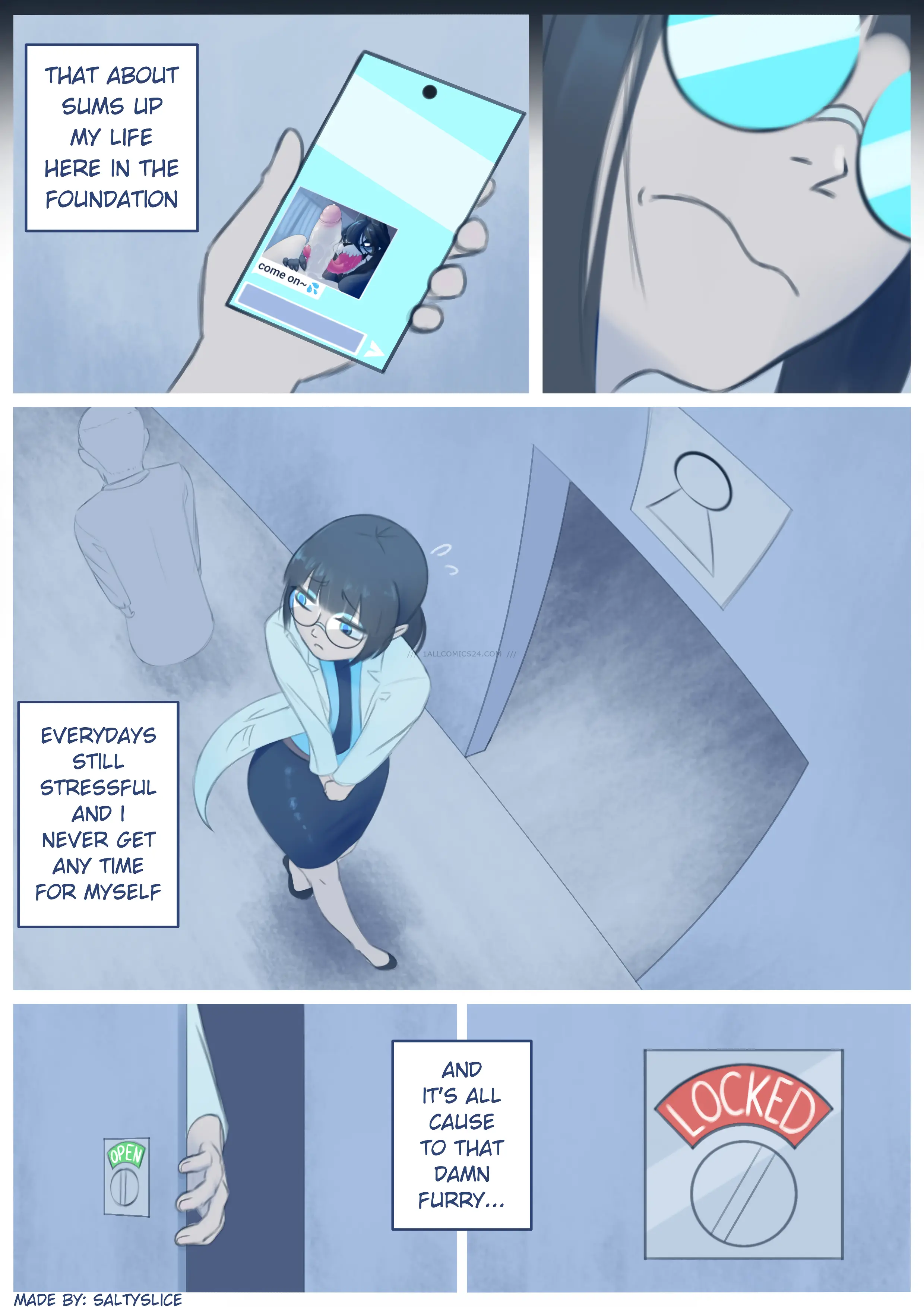 Watch porn comics An SCP Futa Comic uncensored for free