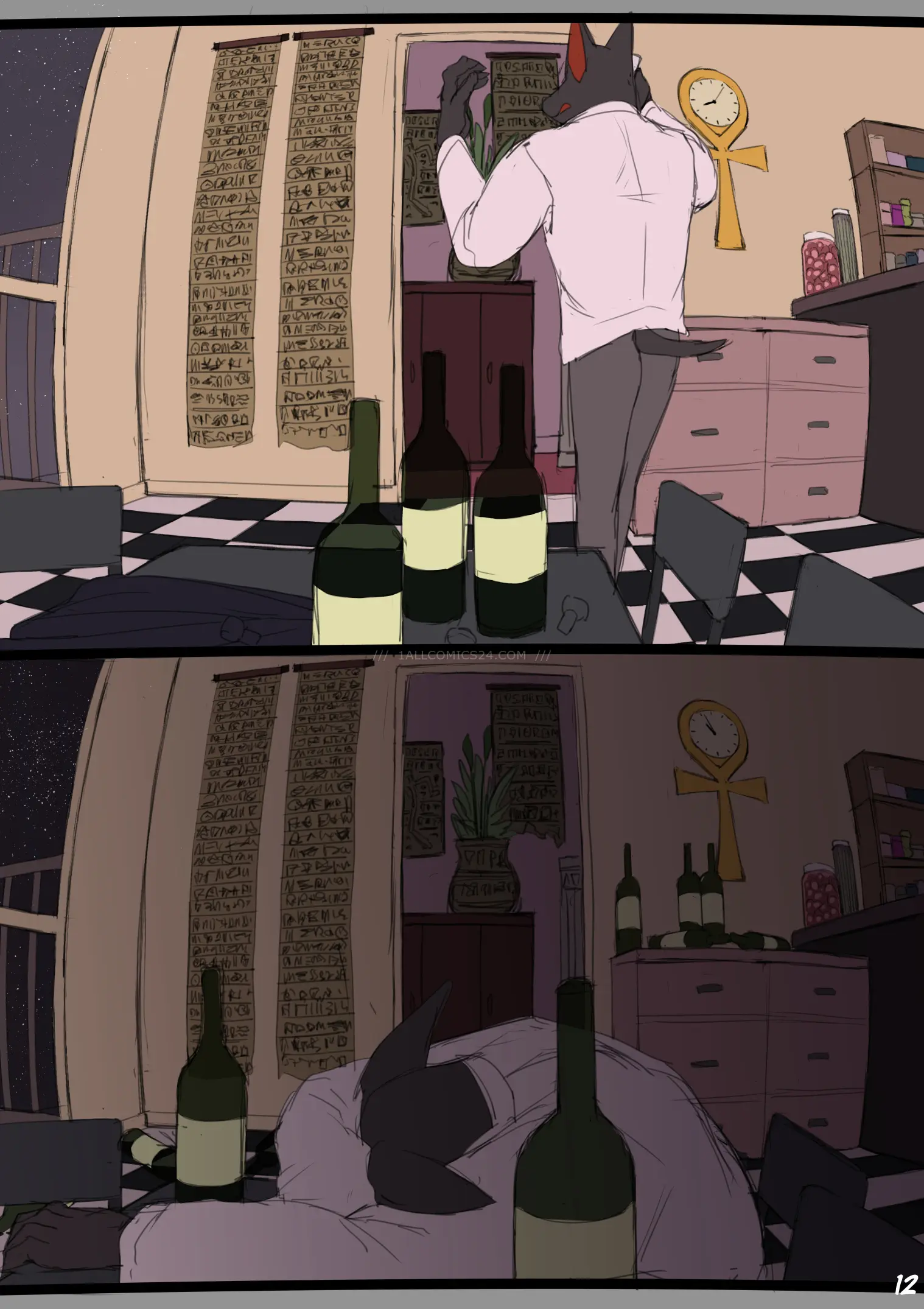 Watch porn comics Anubis dad uncensored for free