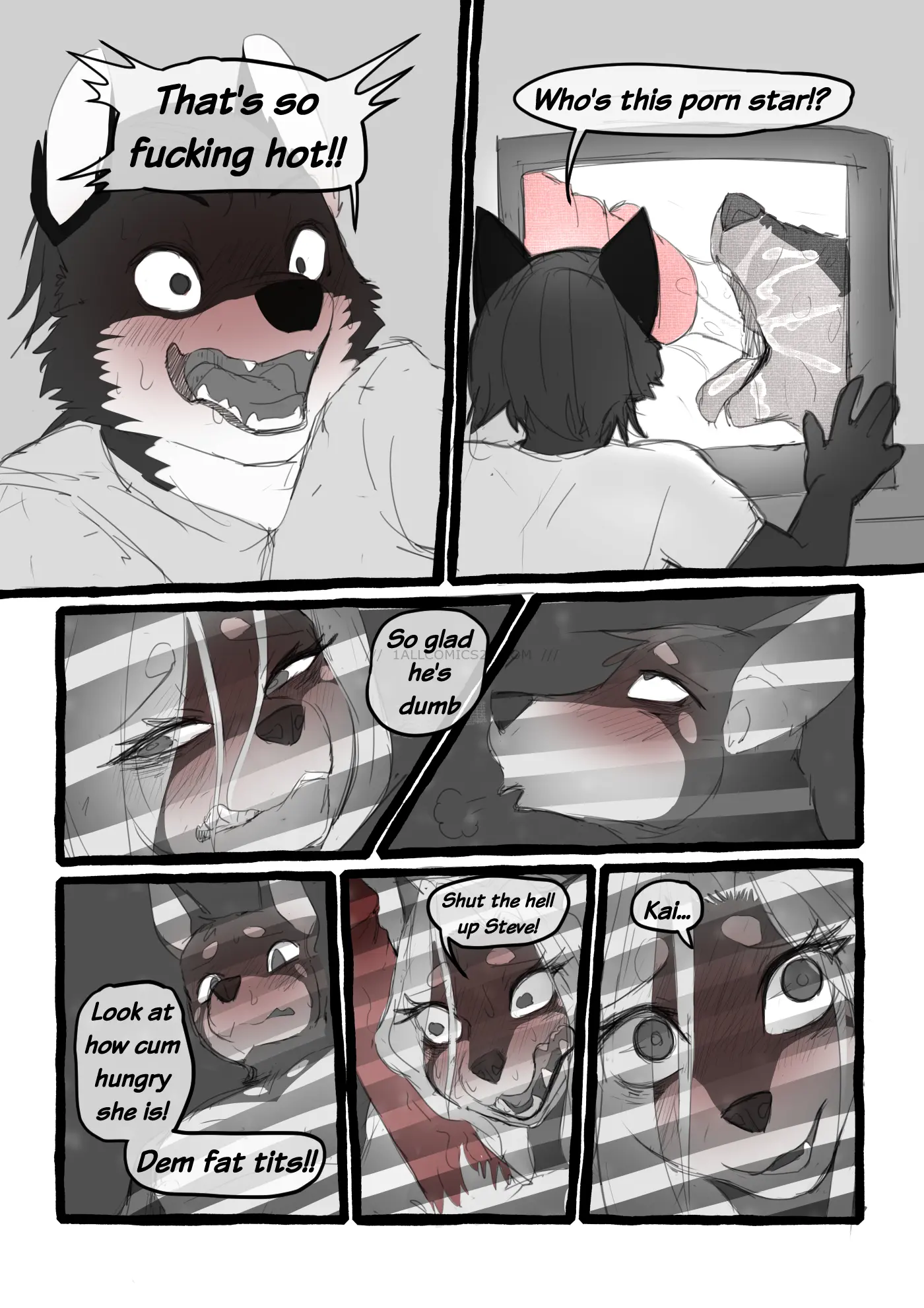 Watch porn comics Dobermom 2 uncensored for free