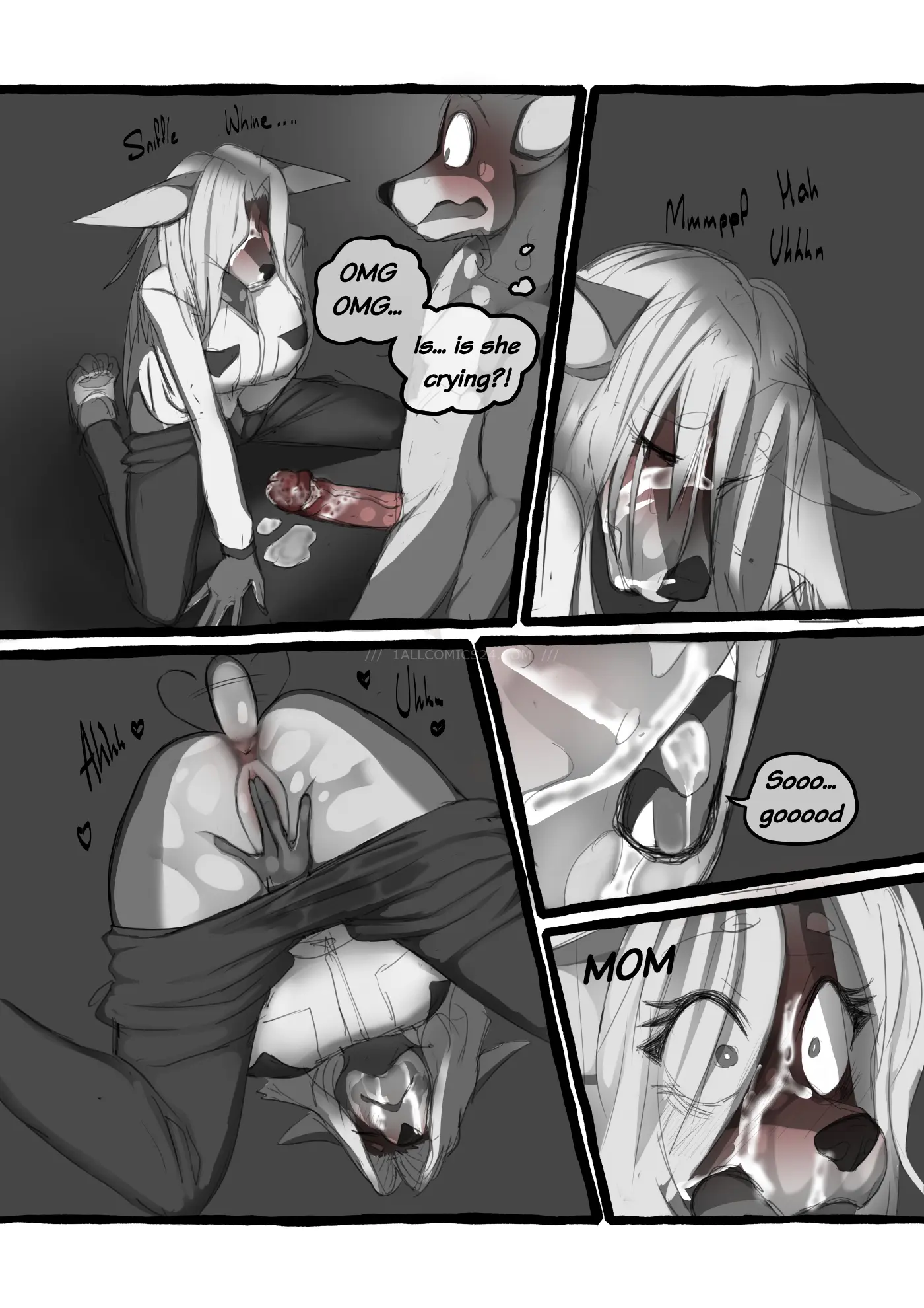 Watch porn comics Dobermom 2 uncensored for free