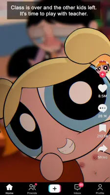 Powerpuff Girls and Ms. Keane porno comics