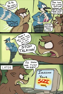 A regular show comic porno comics