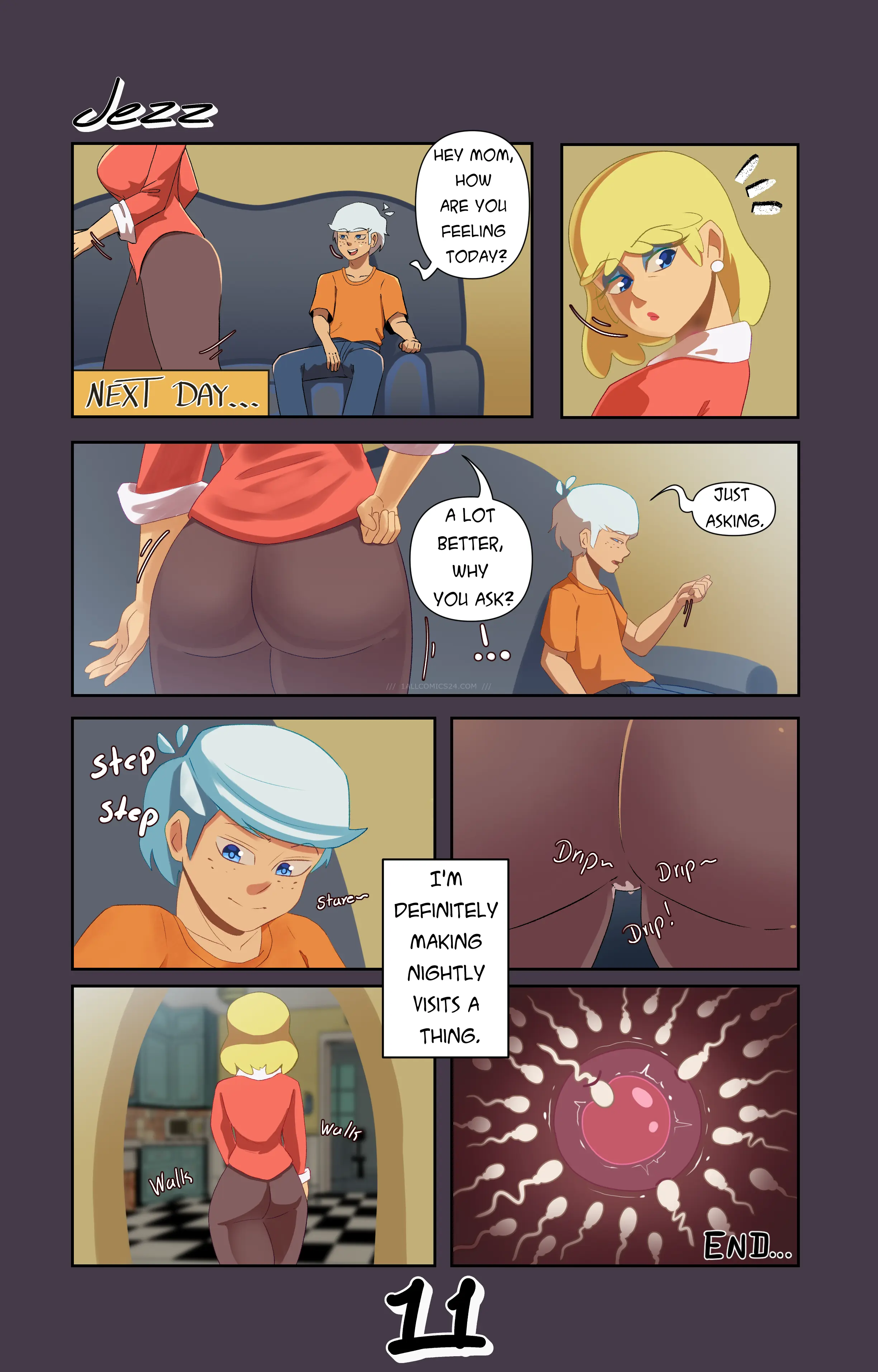 Watch porn comics Nightly Visit uncensored for free