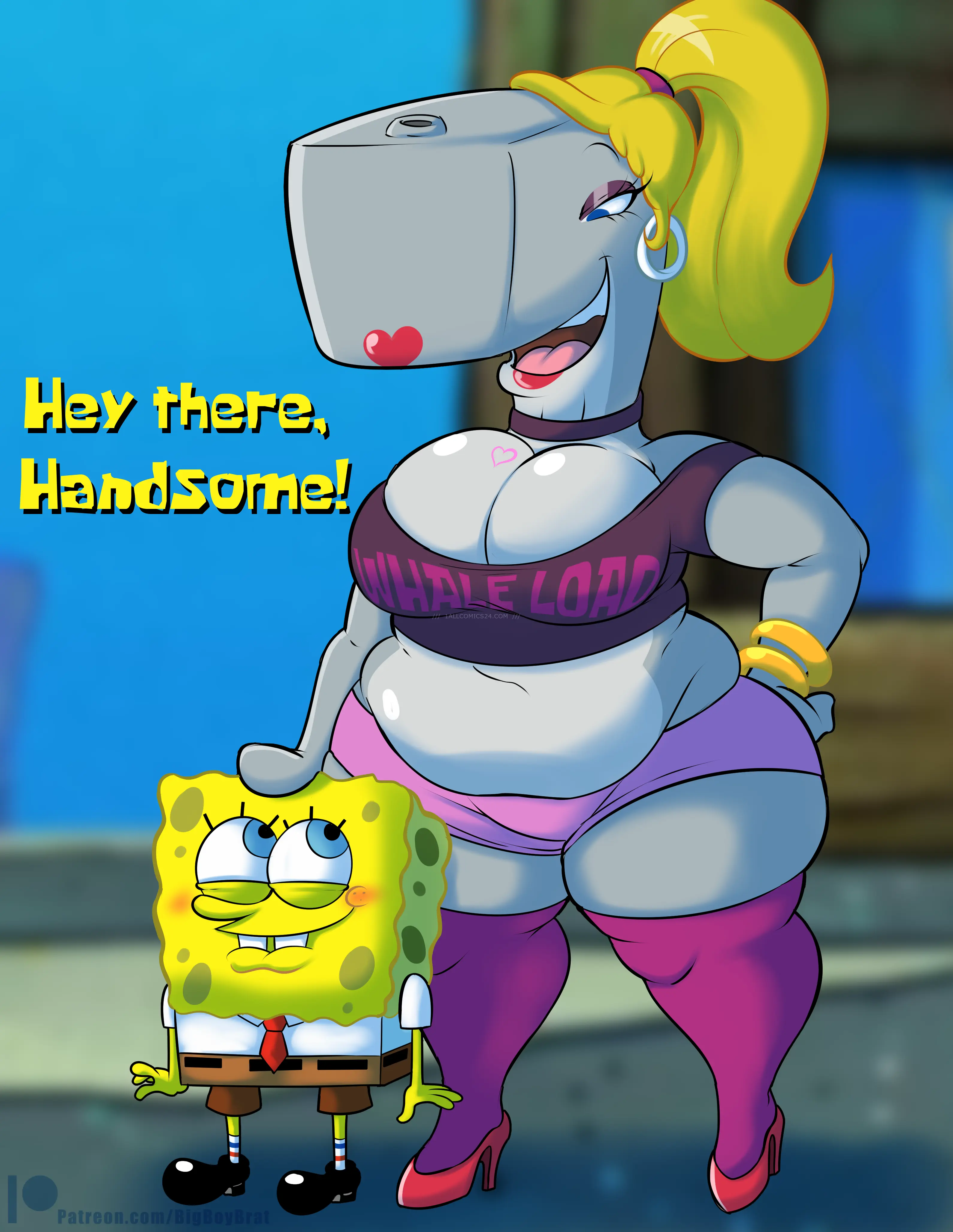 Watch porn comics Pearl x Spongebob uncensored for free