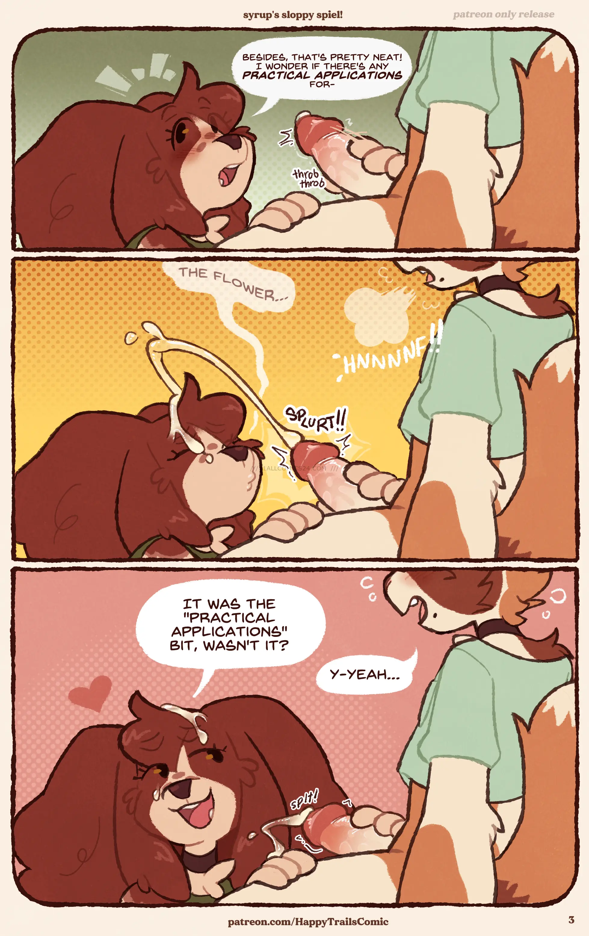 Watch porn comics Syrup's Sloppy Spiel! uncensored for free